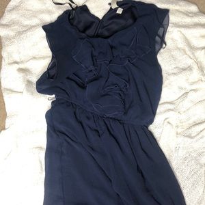 Navy blue dress